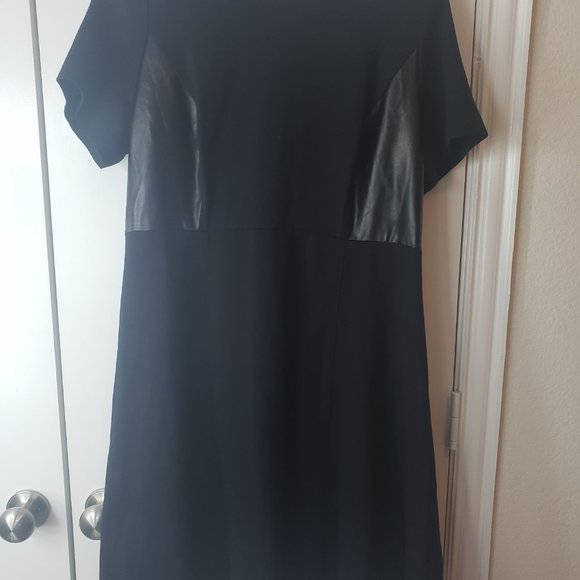 🦩Lane Bryant Knit and Leather Look Dress - Picture 5 of 5